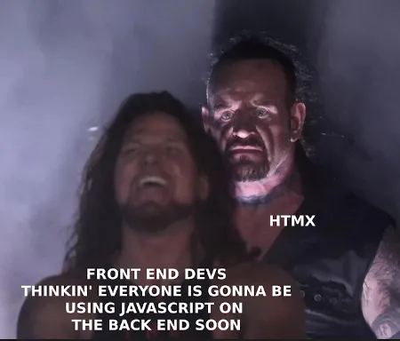 JavaScript developers be thinking meme