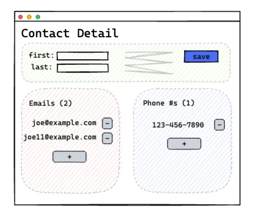 Nested UI example